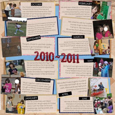 Her Year as a Brownie (Right)