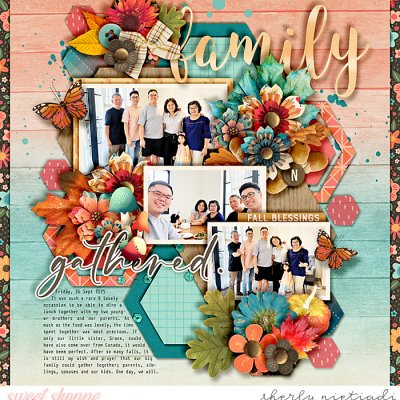 family gathered