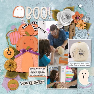 Boo pumpkin