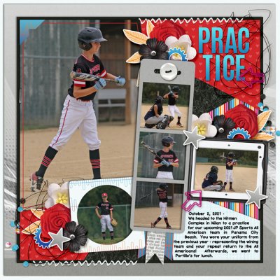 Practice for Baseballfest