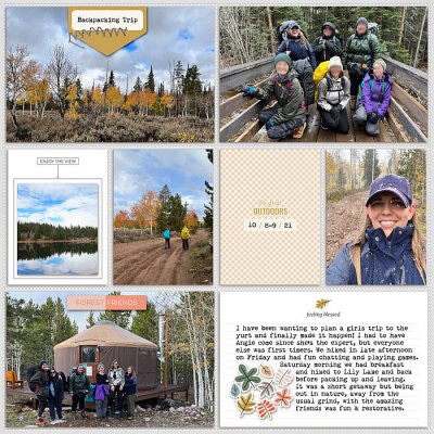 backpacking trip - left side