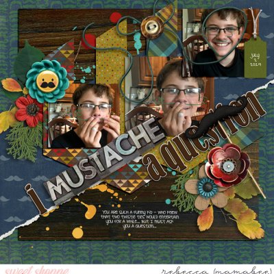 Twistie Tie Mustash