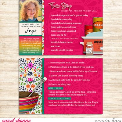 Recipe Cards: Taco Soup