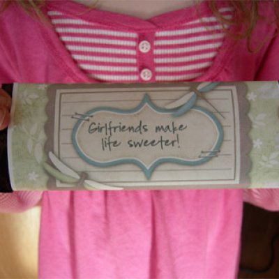 Girlfriend candy wrapper
