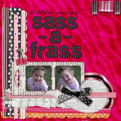 Sass-a-Frass (March 8 - SAL)