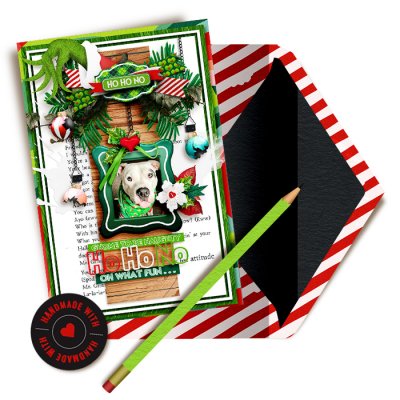 Ho Ho NO!! (Card & Envelope
