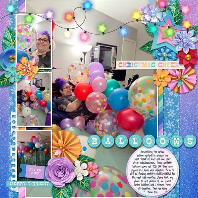 December 2025 - balloon garland progress
