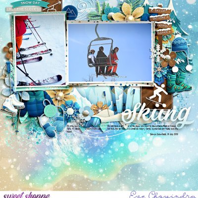 skiing