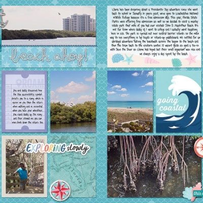 John D MacArthur Beach State Park - full spread