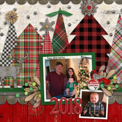 Rustic Plaid by Clever Monkey Graphics