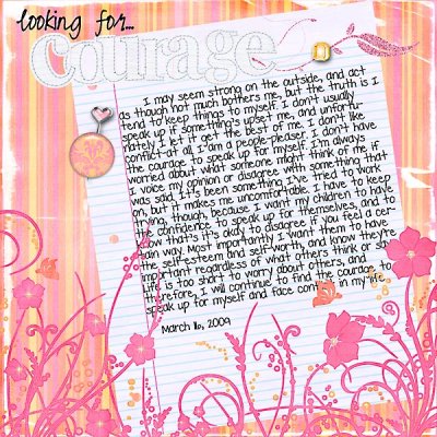 looking for courage