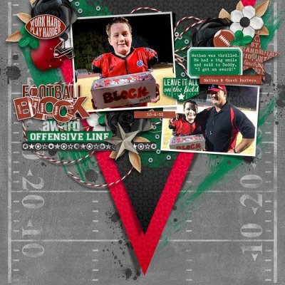 Football Block Award