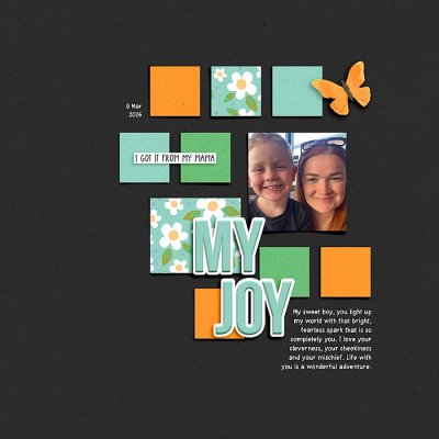 My joy