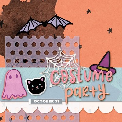 costume party card