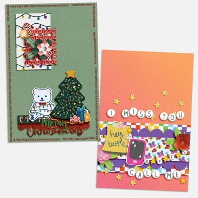 Merry Christmas and I Miss You Cards
