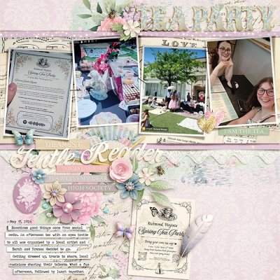 Dearest Gentle Reader Tea Party