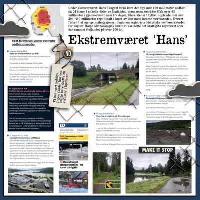 Extreme weather 'Hans'