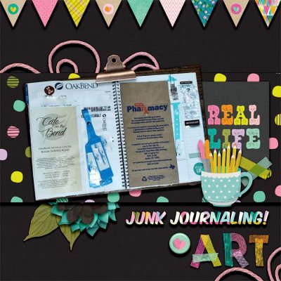 Real Life junk journaling! ART