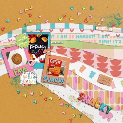 Laura Rogers Summer Scrap-a-thon 3 Snacky