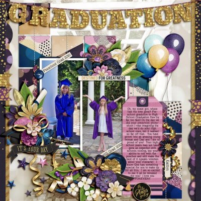 Kaitlyn's Graduations - Then & Now
