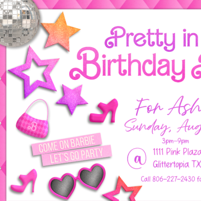 Barbie inspired birthday