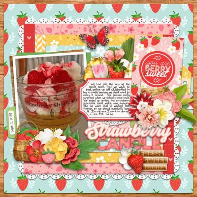 Strawberry Candle