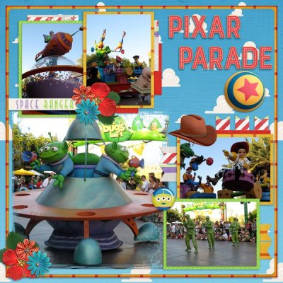 Pixar Parade