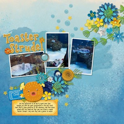 Mote SEA - Toaster Strudel the pufferfish