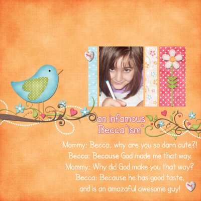 an infamous Becca"ism"
