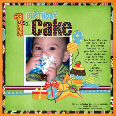 1st Birthday Cake