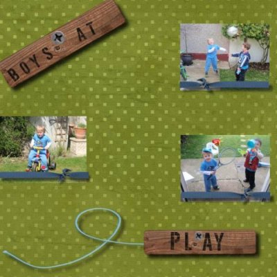 Boys at play