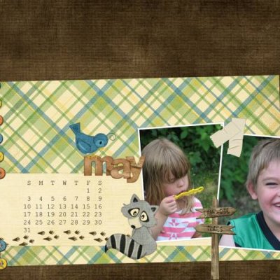 May 2009 Desktop Calendar