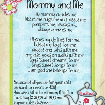 Mommy and Me Tea