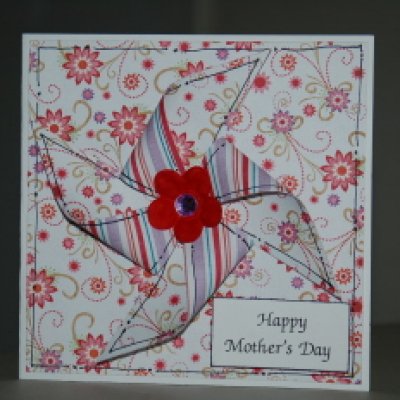 Pinwheel Mother's Day Card - Sugar & Spice