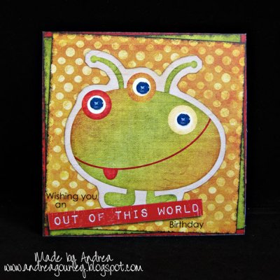 Out of This World (birthday card)