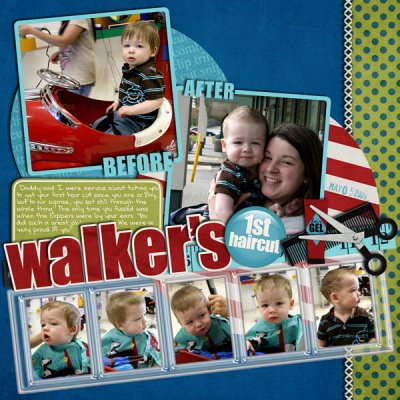 Walker's First Haircut
