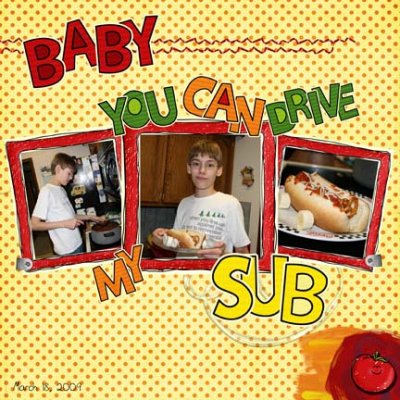 Baby you can drive my sub...