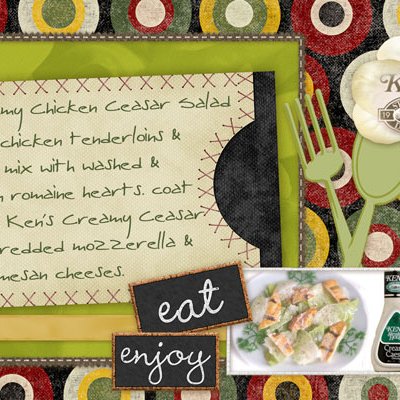 The Easiest Chicken Ceasar Salad