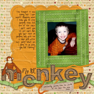 My Lil' Monkey (May 22 - Recipe)