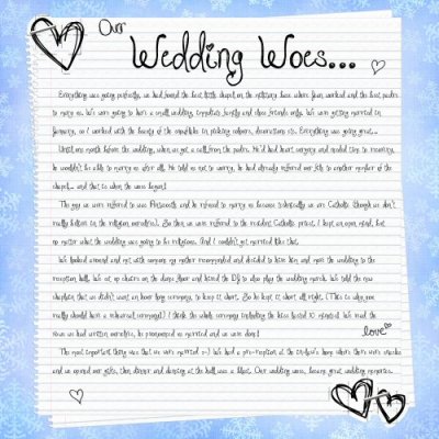 Wedding Woes