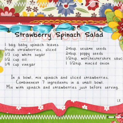 Strawberry Spinach Salad Recipe