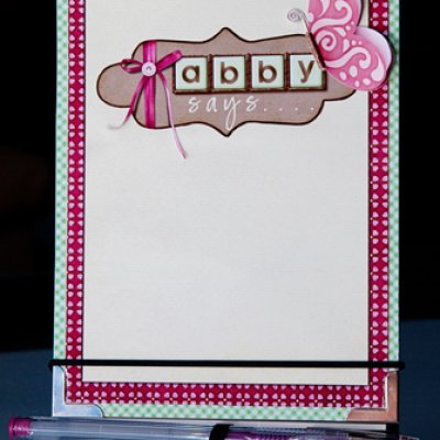 Abby Says Notebook