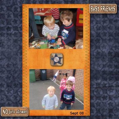 Torin and Michael - best friends