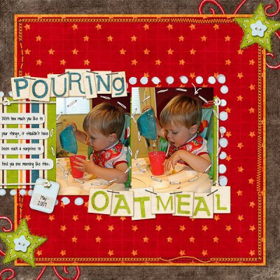 Pouring Oatmeal