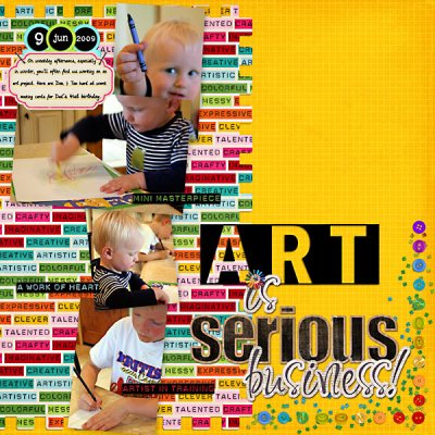 Art is Serious Business