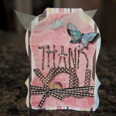 Shape Thank You Card
