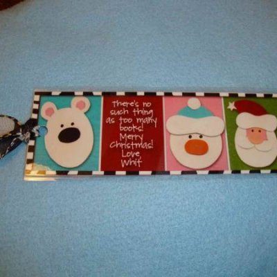 Christmas bookmark