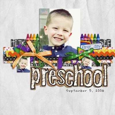 First Day of Preschool