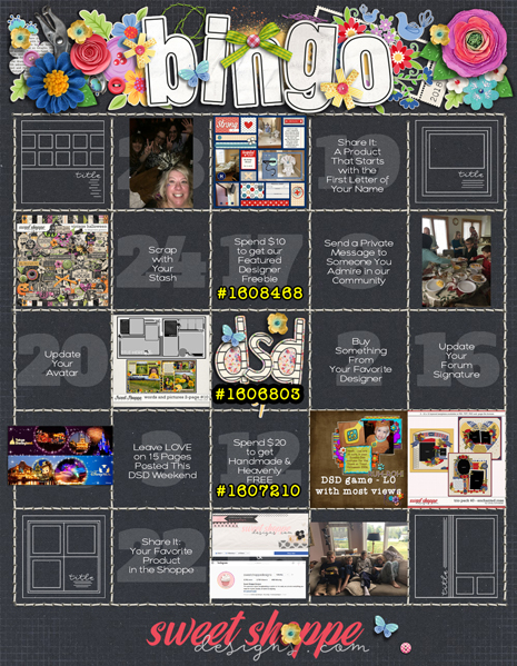 1 column DSD Bingo