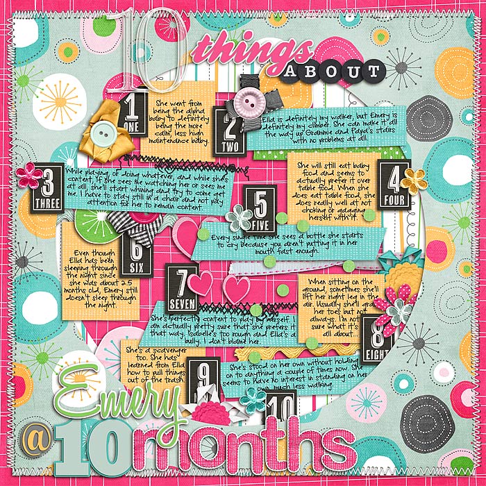 10 Things About Emery at 10 Months